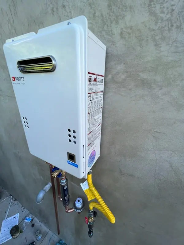 Tankless water heater installation for Riversville homes